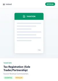 Tax Registration (Sole Trader/Partnership)